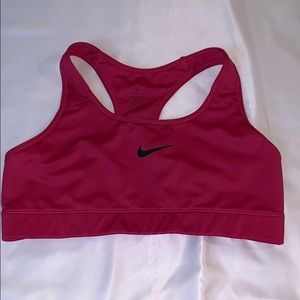Pink Dri-Fit Nike sports bra
